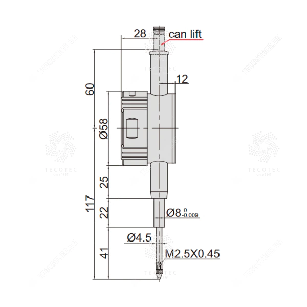 Đồng hồ so điện tử Insize 2138-25P - Ảnh 3