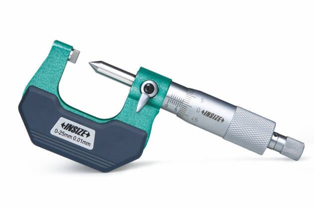 Thước panme cơ khí đo chiều cao nếp gấp Insize 3266-100BA