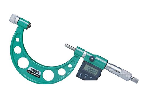 Panme điện tử đo ngoài có thể thay đổi đầu đo Insize 3506-300A