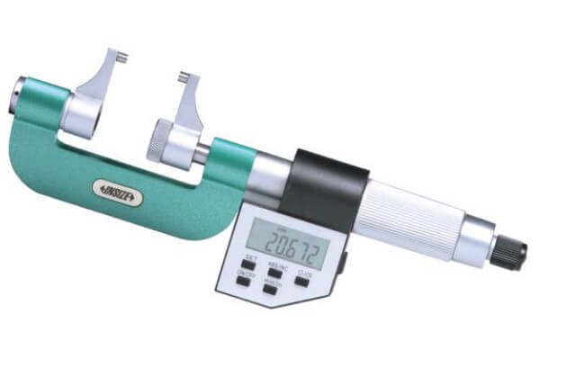 Panme đo ngoài điện tử dạng mỏ cặp Insize 3538-75