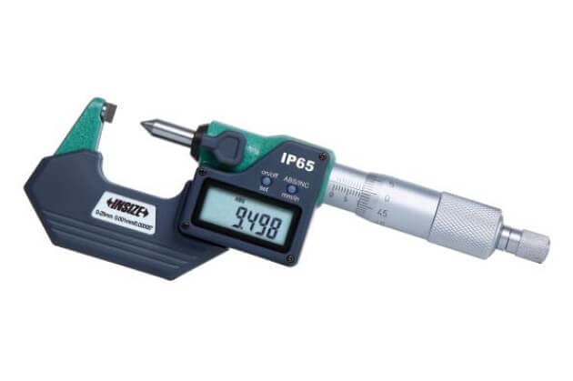 Thước panme điện tử đo chiều cao nếp gấp Insize 3566-25BA