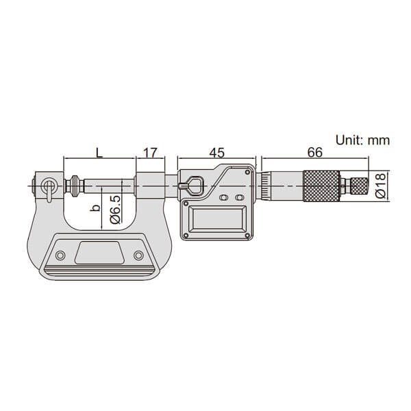 Panme điện tử đa năng Insize 3580-175A - Ảnh 3