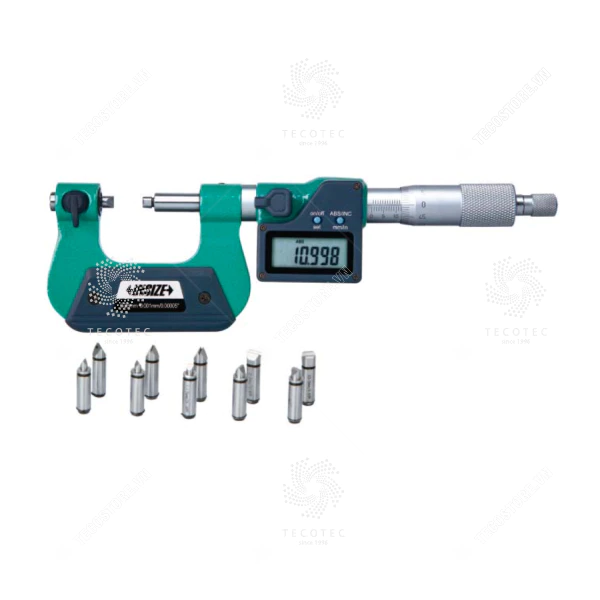 Panme điện tử đo đường kính chân ren Insize 3581-S250 - Ảnh 2