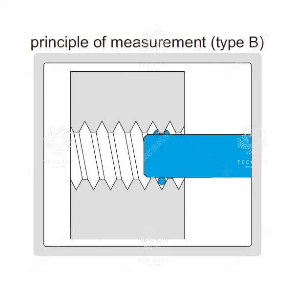 Đồng hồ đo ren trong Insize 4657-M14 - Ảnh 4
