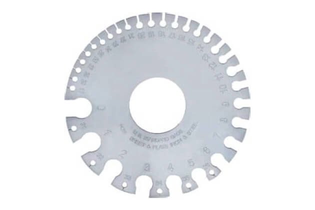 Dưỡng đo tấm Insize 4809 (tiêu chuẩn Mỹ)