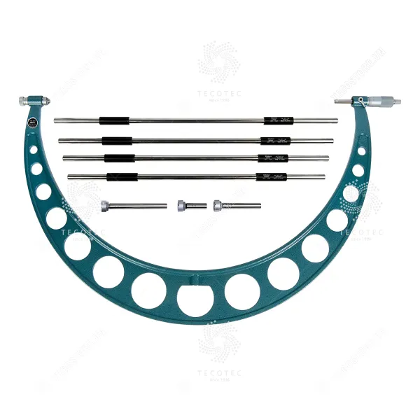 Panme cơ khí đo ngoài có thể thay đổi đầu đo Mitutoyo 104-145A - Ảnh 2