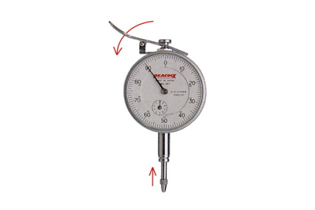 Đồng hồ so cơ khí loại tiêu chuẩn Peacock 107-LL