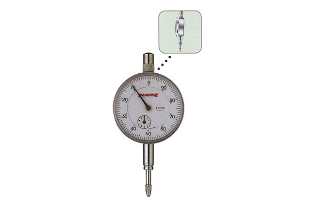 Đồng hồ so cơ khí loại tiêu chuẩn Peacock 107F-T