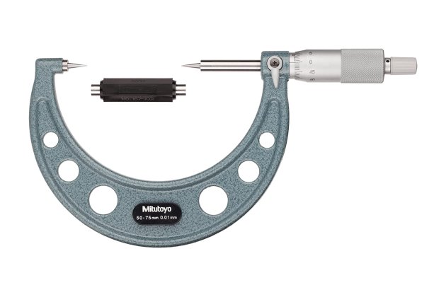 Panme đo ngoài cơ khí đầu nhọn Mitutoyo 112-167