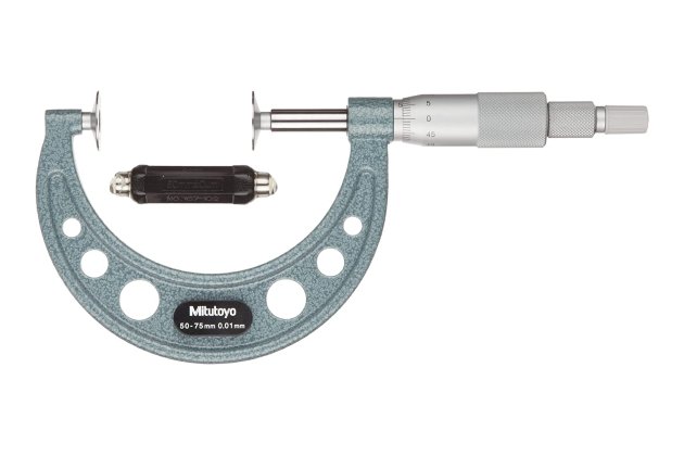 Panme đo bước răng cơ khí trục chính không quay Mitutoyo 169-207-10