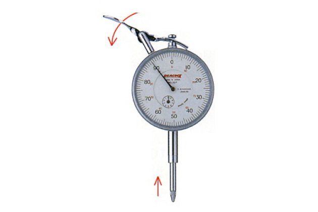 Đồng hồ so cơ khí hành trình dài Peacock 207F-PL