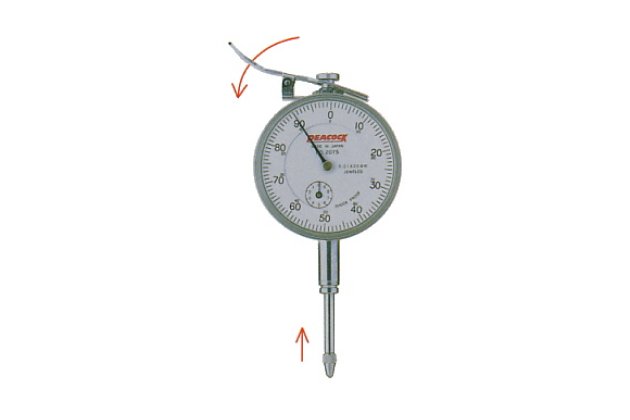 Đồng hồ so cơ khí hành trình dài Peacock 207S-LL