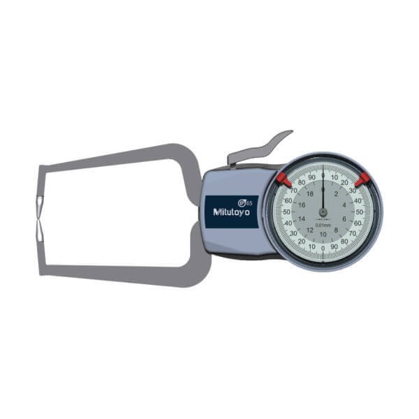 Ngàm đo kích thước ngoài loại đồng hồ Mitutoyo Series 209-455 - Ảnh 3