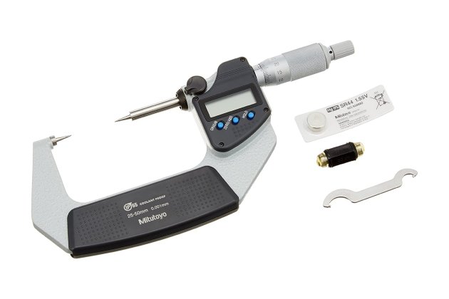 Panme đo ngoài điện tử đầu nhọn Mitutoyo 342-252-30