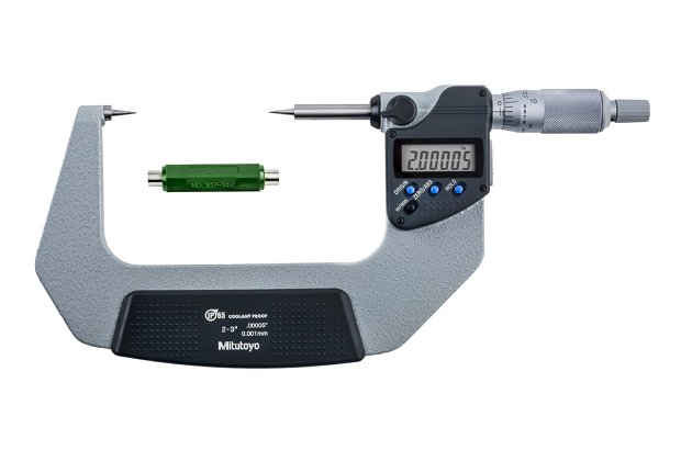 Panme đo ngoài điện tử đầu nhọn Mitutoyo 342-353-30