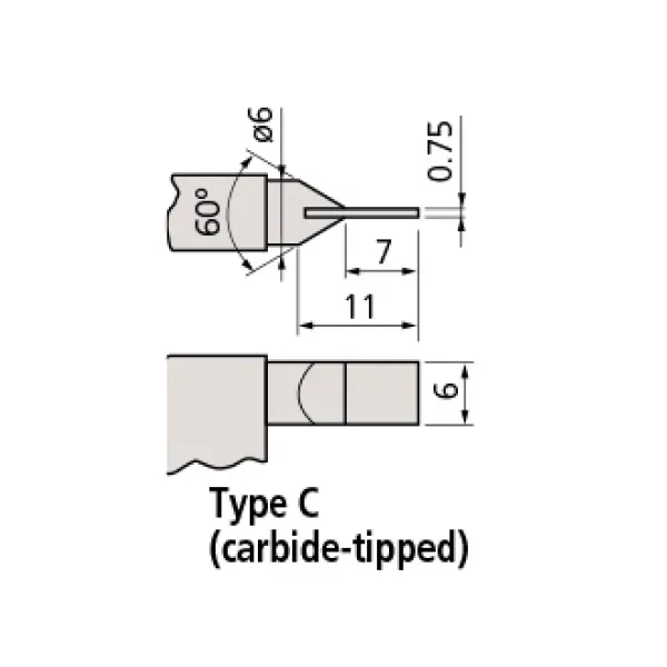 Panme đo rãnh điện tử Mitutoyo 422-370-30 - Ảnh 4