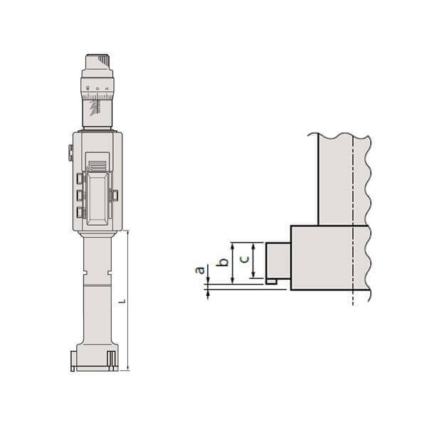 Panme đo trong điện tử Mitutoyo 468-980 - Ảnh 5