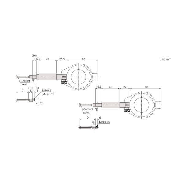 Đồng hồ đo lỗ cho lỗ cực nhỏ Mitutoyo Series 526-172-11 - Ảnh 4