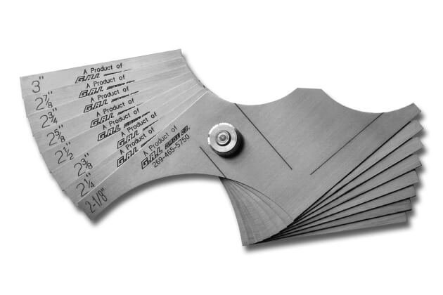 Bộ thước đo mối hàn 8 chi tiết G.A.L Gage CAT86