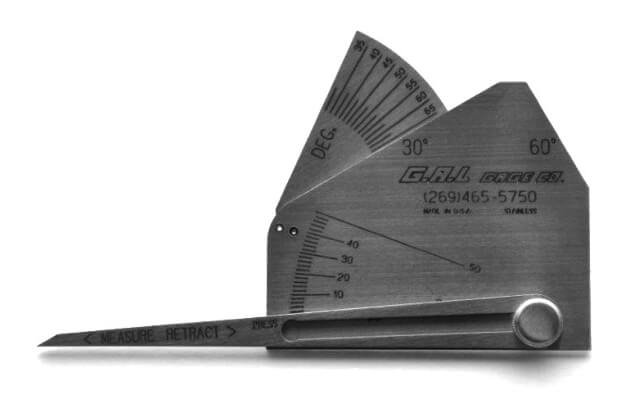 Thước đo mối hàn góc Skew-T G.A.L Gage CAT9c