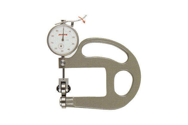 Đồng hồ đo độ dày dạng con lăn Peacock