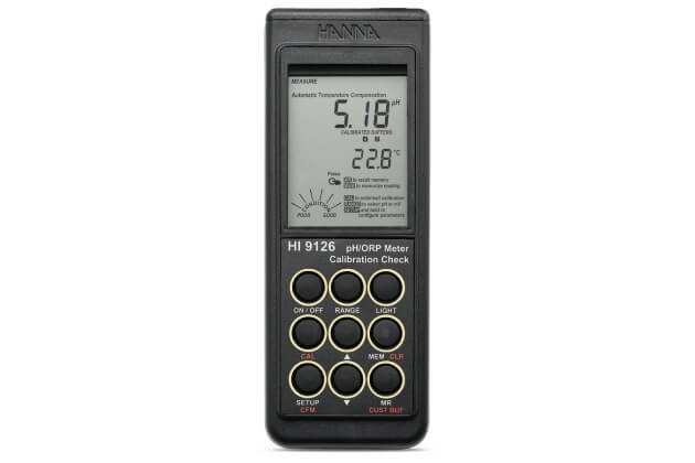 Máy đo pH/ORP/Nhiệt độ có CAL Check Hanna HI9126