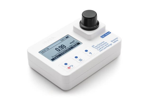 Máy đo pH, Br, Cl, axit cyanuric, iot, sắt của nước sạch Hanna HI97101