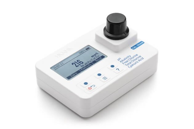 Máy đo pH, kiềm, clo dư, clo tổng, axit cyanuric Hanna HI97104