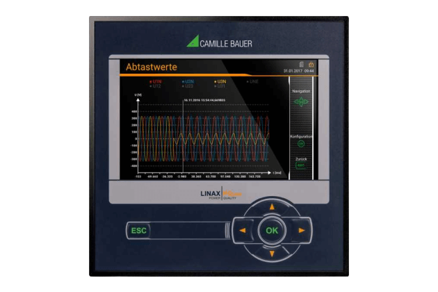 Thiết bị đo giám sát chất lượng điện năng Camille Bauer PQ3000