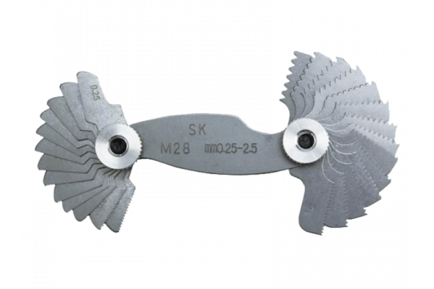 Dưỡng đo bước ren hệ mét 28 lá Niigata Seiki M28