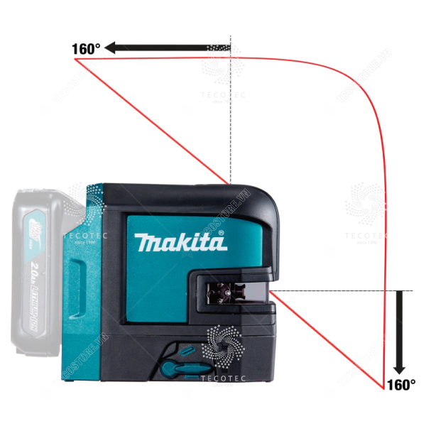 Máy cân mực laser tia đỏ Makita SK106DZ - Ảnh 4