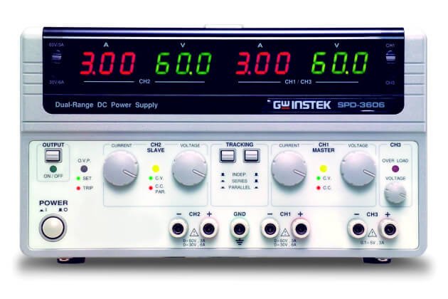 Nguồn DC 3 kênh 2 khoảng GW Instek SPD-3606