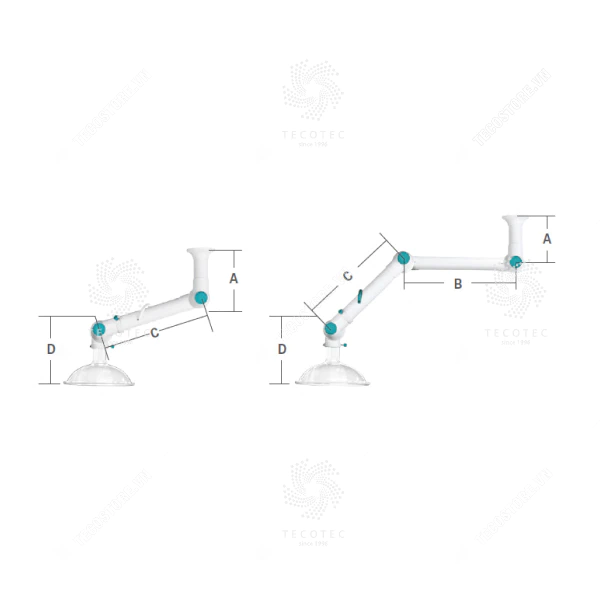 Cánh tay hút khí JEIO TECH AH5-3160C - Ảnh 3