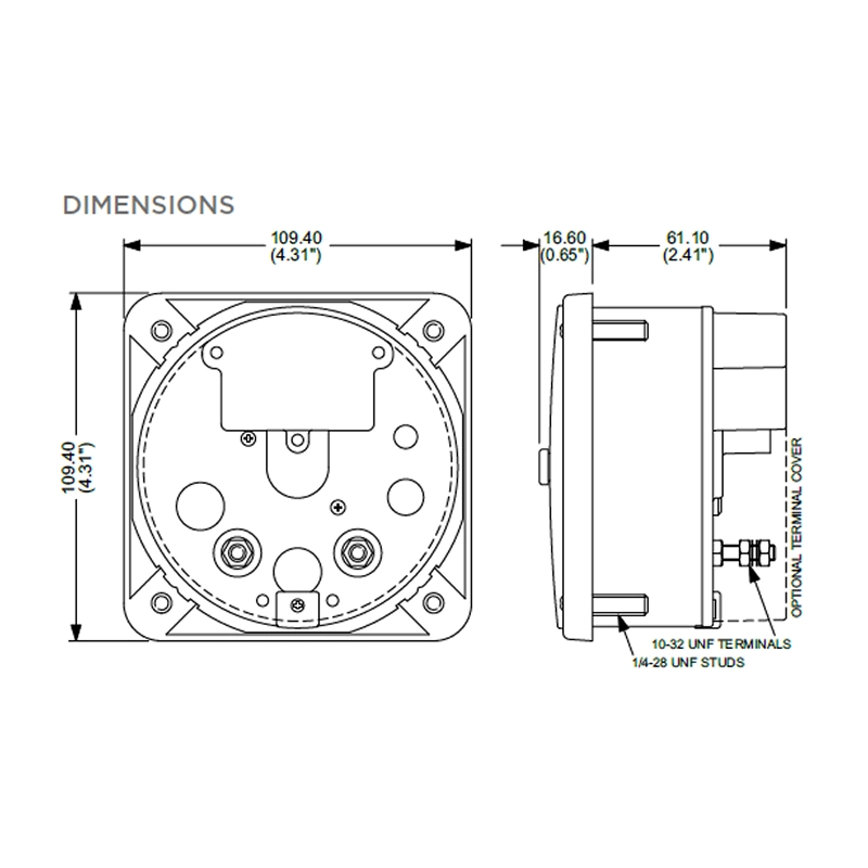 Đồng hồ analog đo tần số có chống sốc kiểu ANSI Crompton Instruments 078-41LJ - Ảnh 2