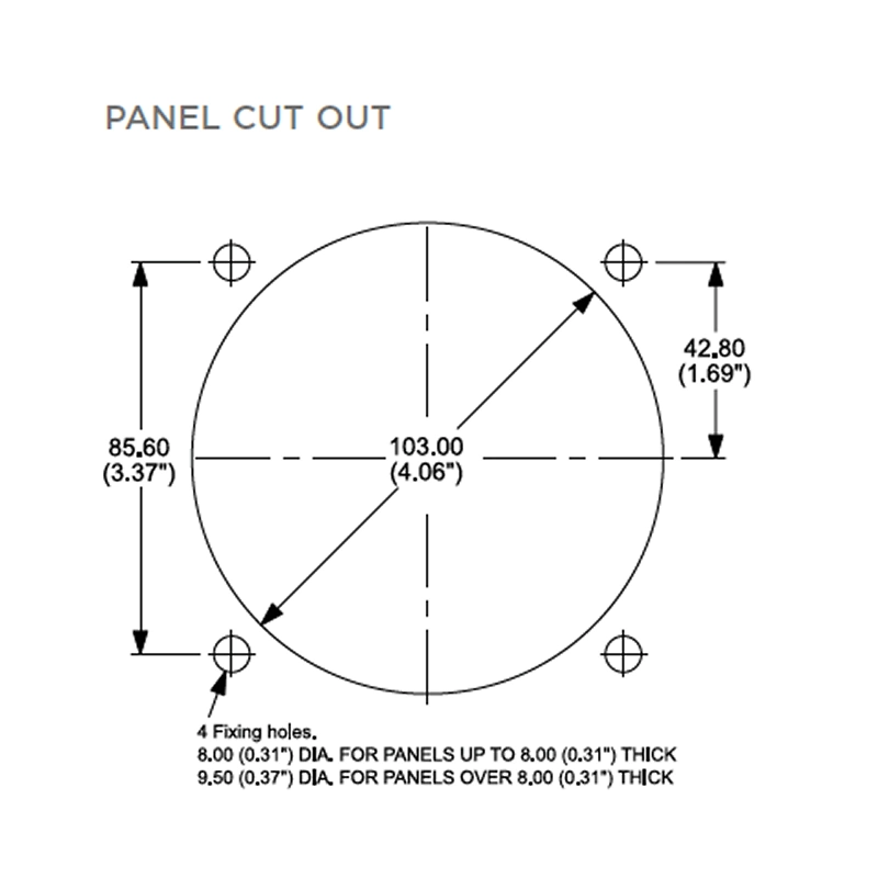 Đồng hồ analog đo tần số có chống sốc kiểu ANSI Crompton Instruments 078-41LJ - Ảnh 3