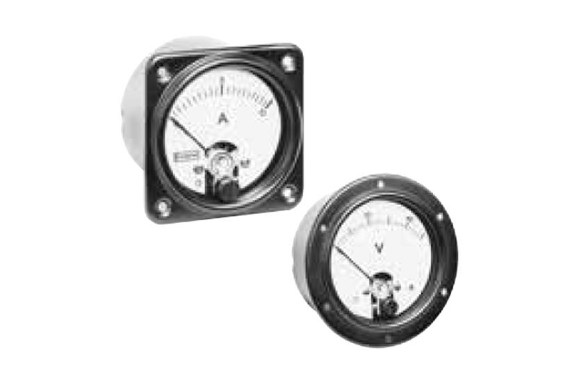 Đồng hồ analog đo điện áp AC chỉnh lưu thang đo 90° Crompton Instruments