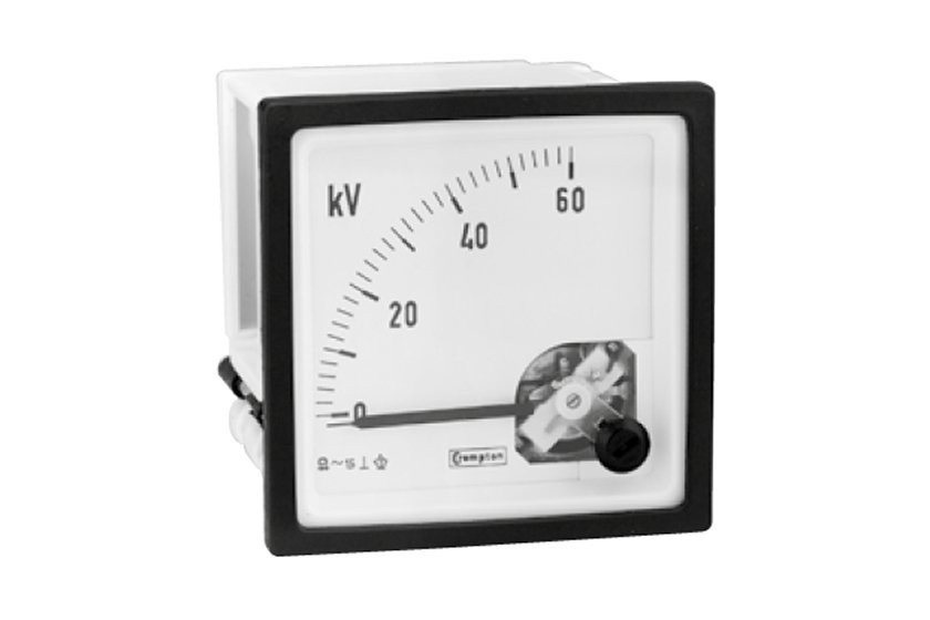 Đồng hồ analog đo dòng điện AC chỉnh lưu thang đo ngắn kiểu DIN Crompton Instruments E243-01B