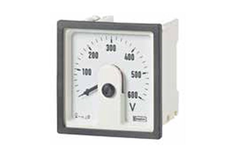 Đồng hồ analog đo điện áp AC chỉnh lưu thang đo dài kiểu DIN Crompton Instruments E244-05W