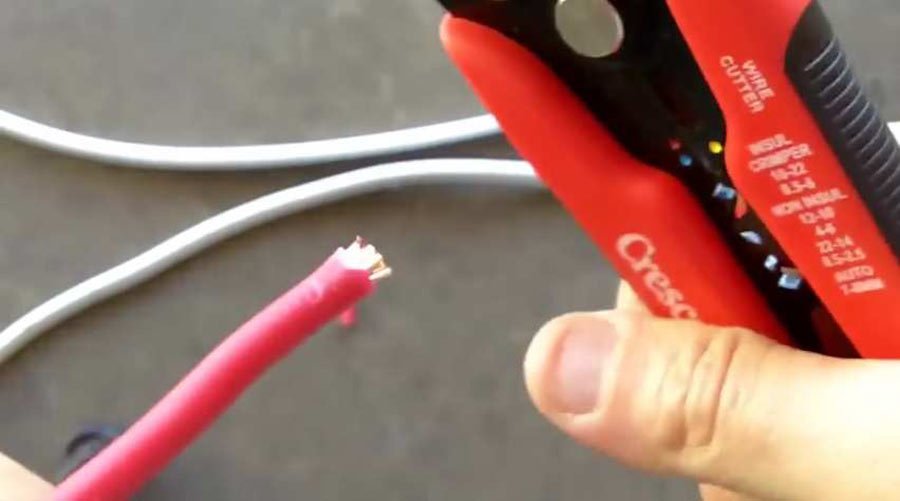 Dây điện sau khi được tuốt