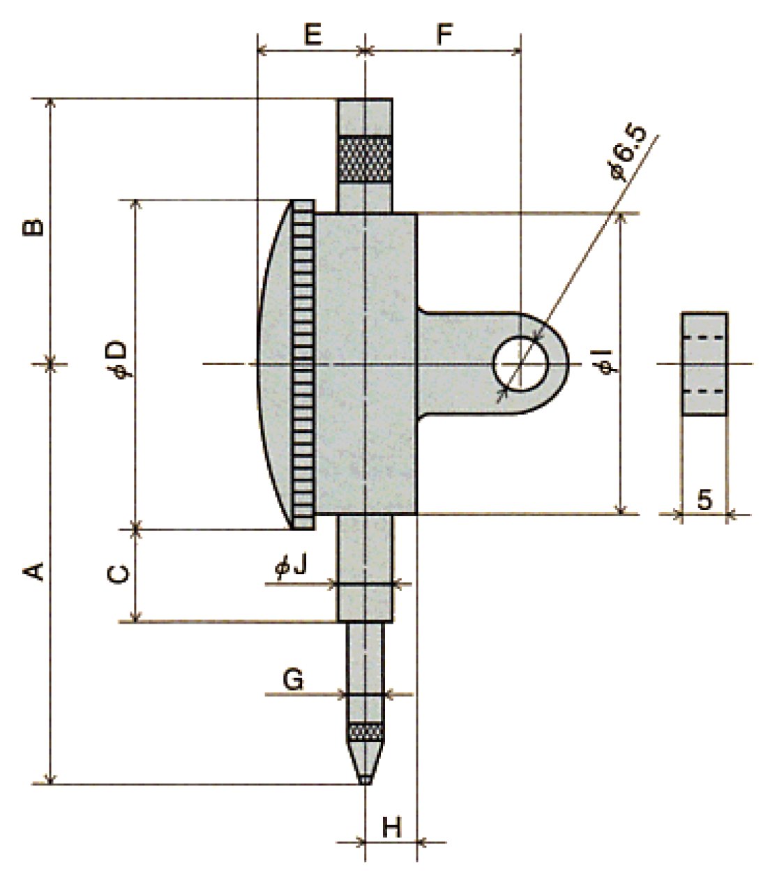 Đồng hồ đo chiều cao ren Insize 2232