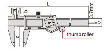 Thước kẹp điện tử Insize (Loại tiêu chuẩn, không chống nước) 1108