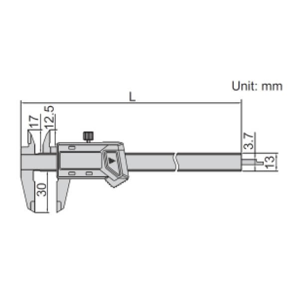 Thước kẹp điện tử mini Insize 1111-75A 3 Thước kẹp điện tử mini Insize 1111