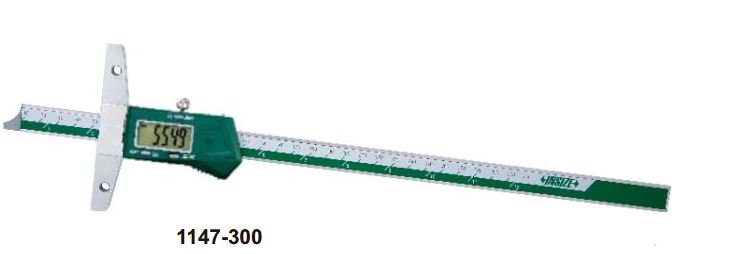 Thước đo sâu điện tử có thể gắn thêm đế dài Insize 1147