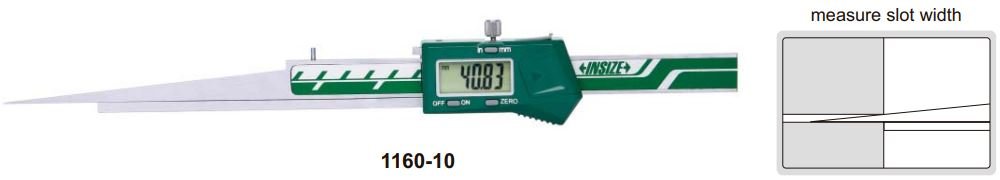 Thước đo rãnh côn điện tử Insize 1160
