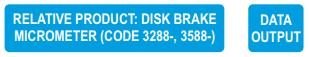 Thước kẹp điện tử đo phanh tang trống Insize (Không chống nước) 1168
