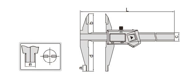 Thước kẹp điện tử (Không chống nước) Insize 1171-300WL 4 Thước kẹp điện tử Insize (Không chống nước) 1171