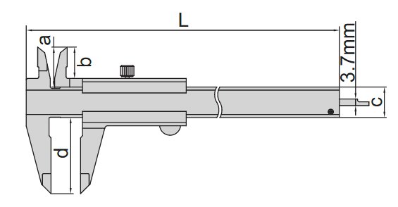 Thước kẹp cơ khí Insize 1205