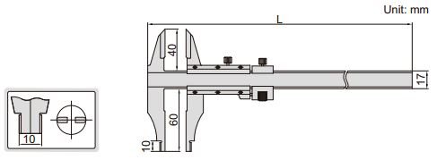 Thước kẹp cơ khí Insize 1217