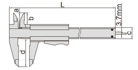 Thước kẹp cơ khí Insize 1223