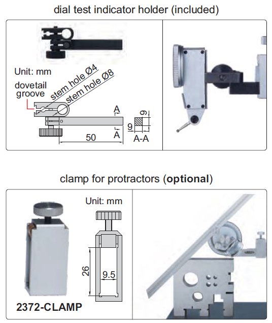 Thước đo cao đồng hồ Insize 1351